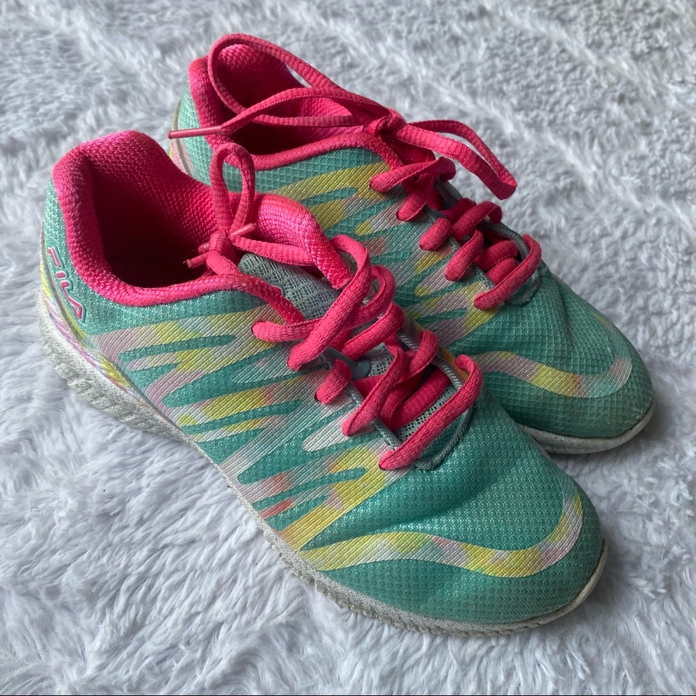 FILA tie dye sneakers